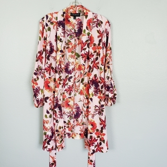 LANE BRYANT Floral Kimono Top/Robe Sz 14/16 Multi-functional - Picture 4 of 11